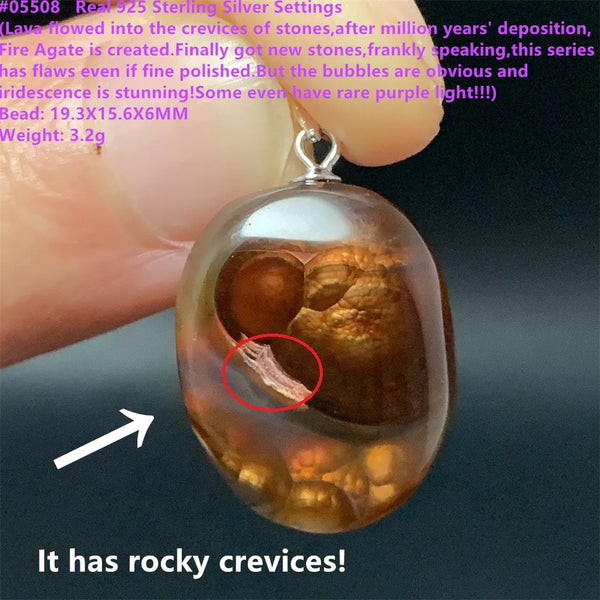 Red Fire Agate Pendants-ToShay.org