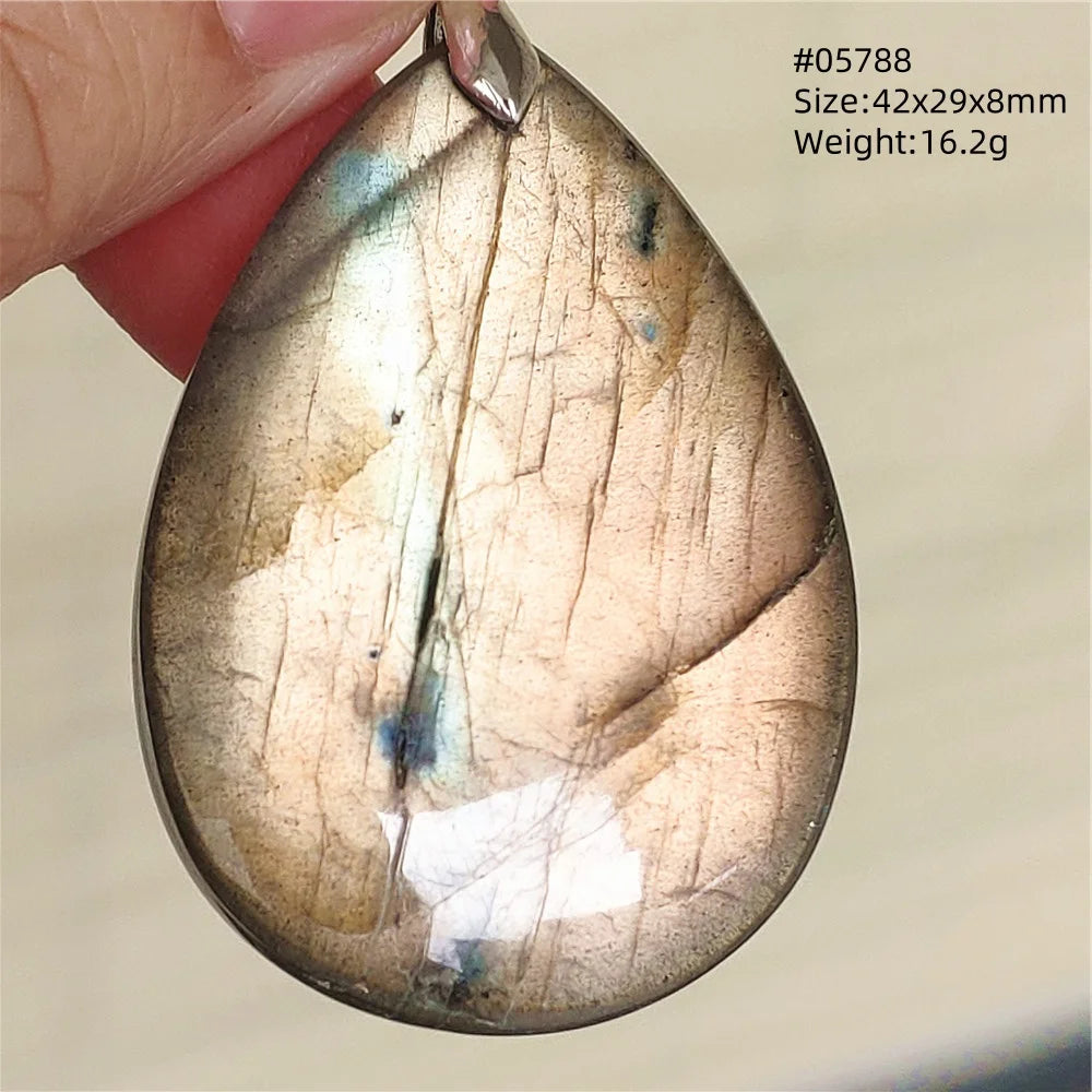Blue Purple Labradorite Pendant-ToShay.org