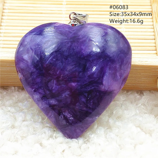 Purple Charoite Pendant-ToShay.org