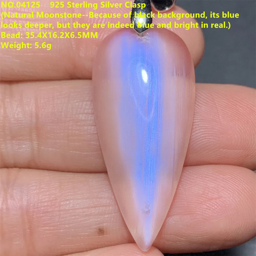 Blue Light Moonstone Pendants-ToShay.org