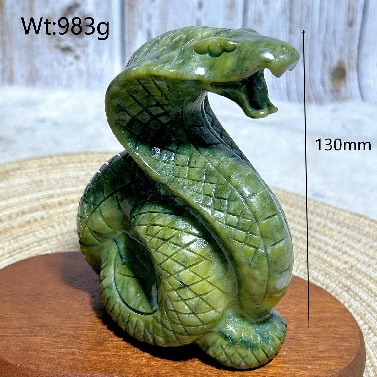 Green Jasper Cobra-ToShay.org