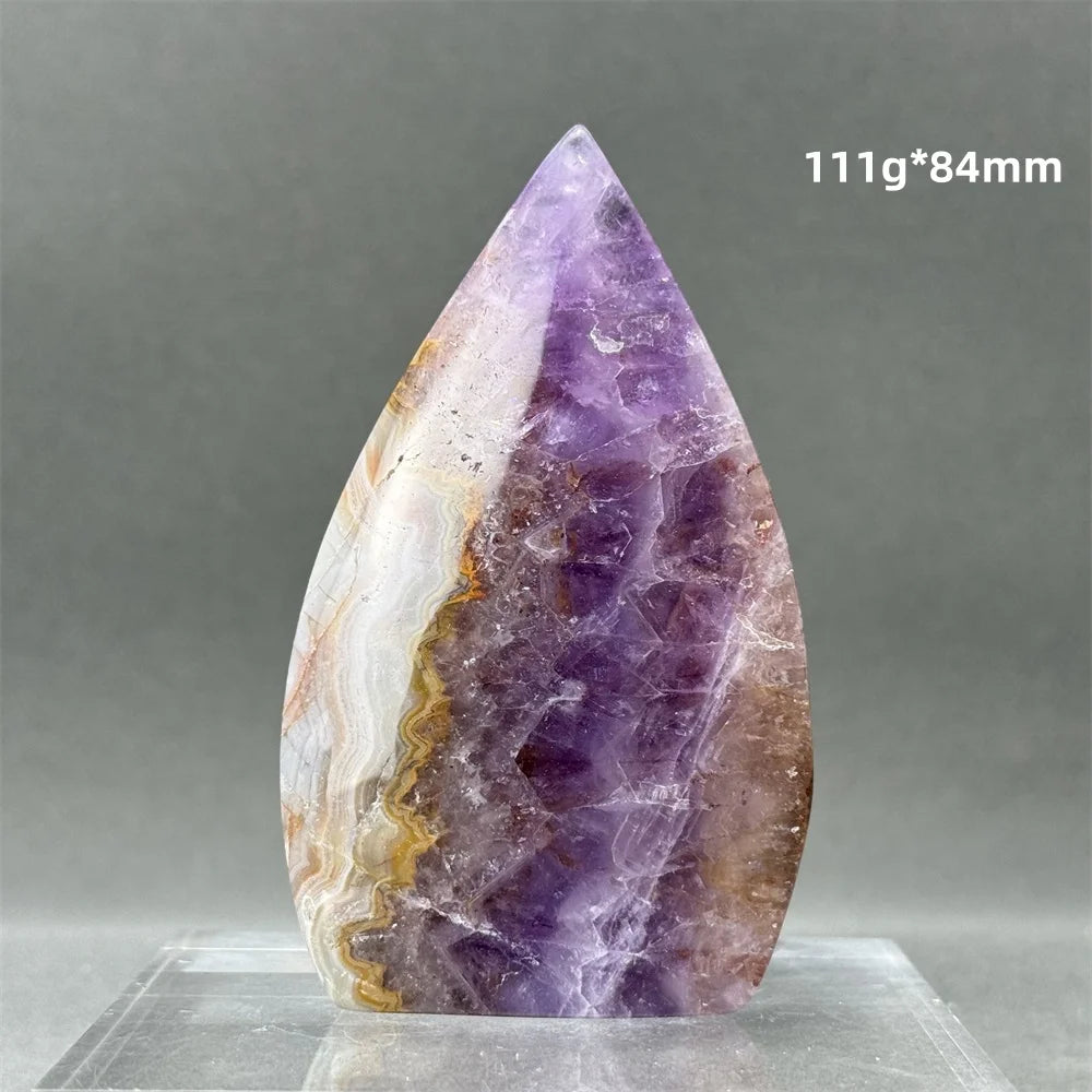 Purple Amethyst Agate Torch-ToShay.org