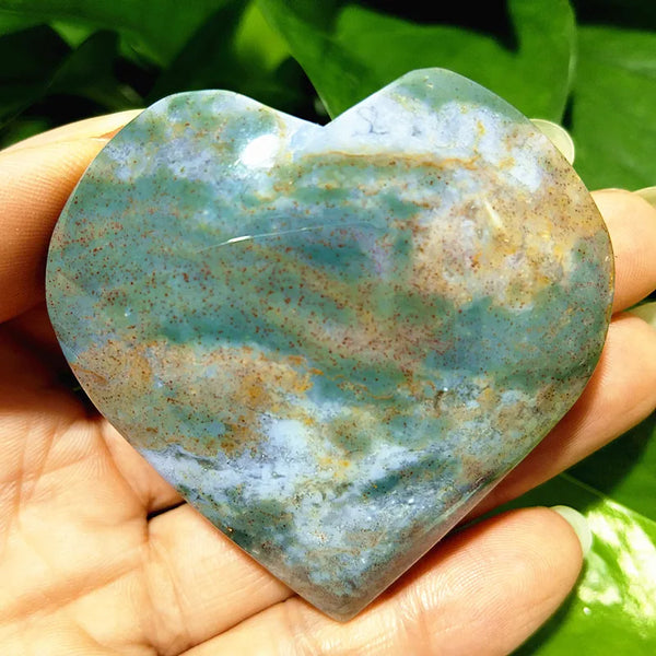 Green Moss Agate Heart-ToShay.org