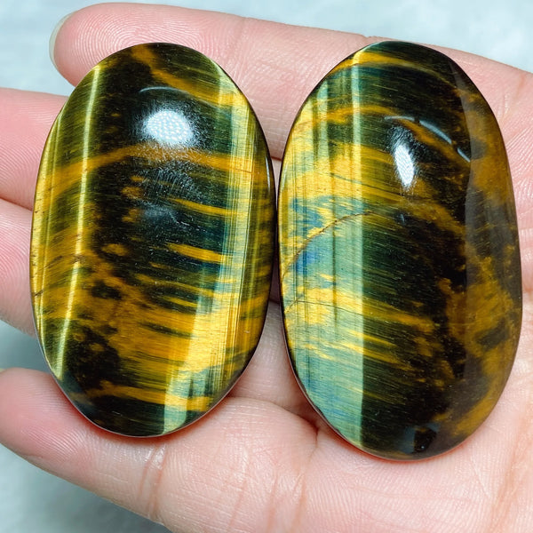 Blue Yellow Tiger Eye Stone-ToShay.org