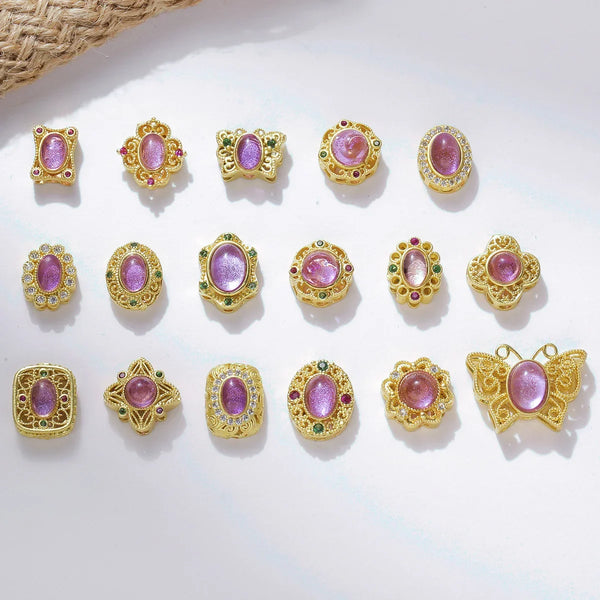 Gold Amethyst Beads-ToShay.org