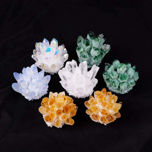 Mixed Quartz Crystal Clusters-ToShay.org