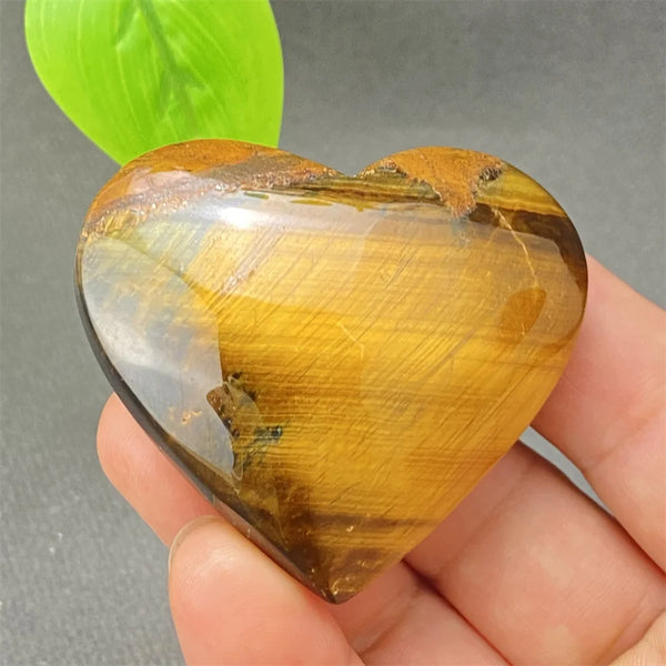 Yellow Tiger Eye Heart-ToShay.org