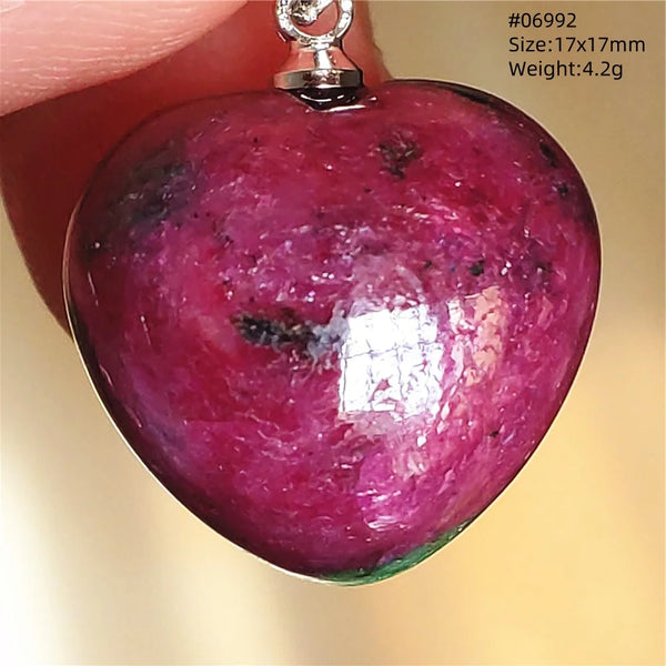 Red Ruby Zoisite Pendant-ToShay.org
