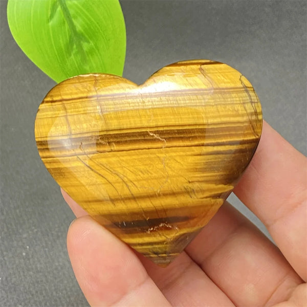 Yellow Tiger Eye Heart-ToShay.org