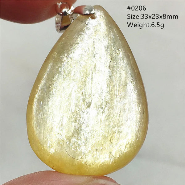 Gold Lepidolite Flash Pendant-ToShay.org