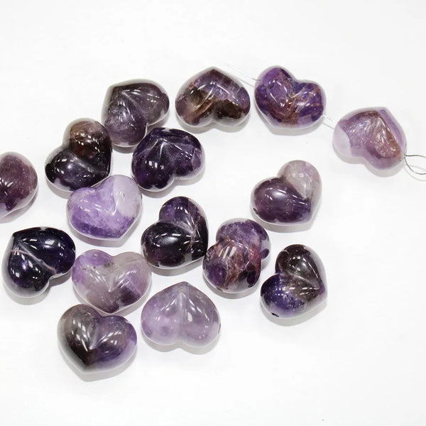 Mixed Quartz Crystal Hearts-ToShay.org