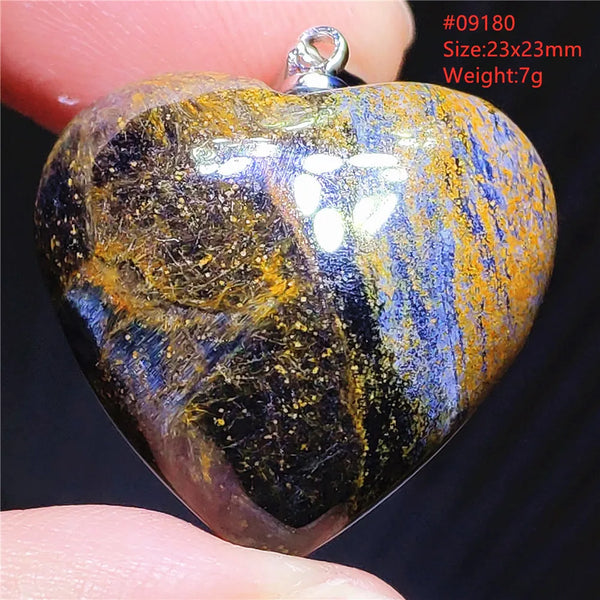 Blue Pietersite Chatoyant Pendant-ToShay.org