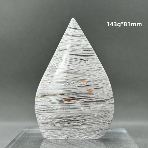 White Lace Agate Torch-ToShay.org