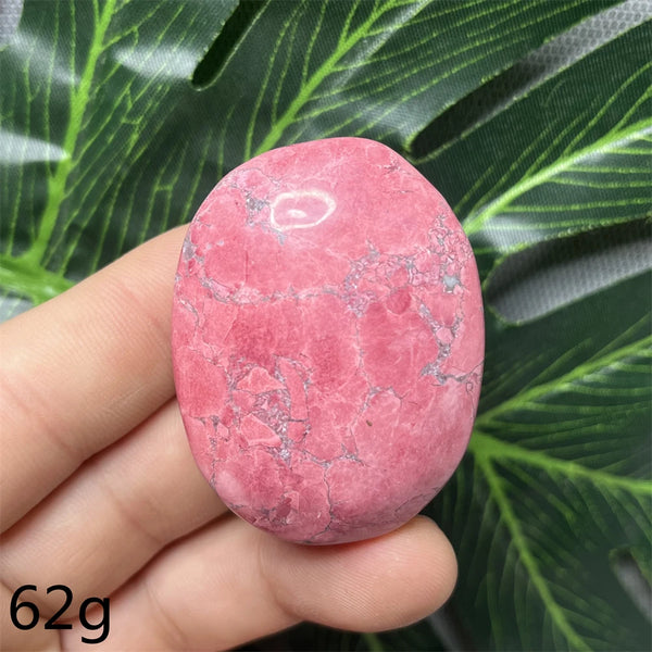 Pink Peach Jade Palm Stone-ToShay.org