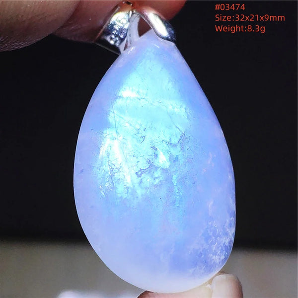 Blue Light Moonstone Pendant-ToShay.org
