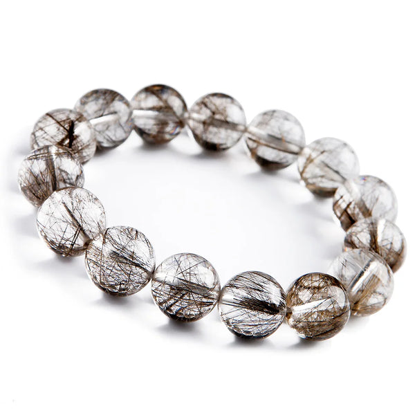 Silver Rutilated Quartz Bracelet-ToShay.org