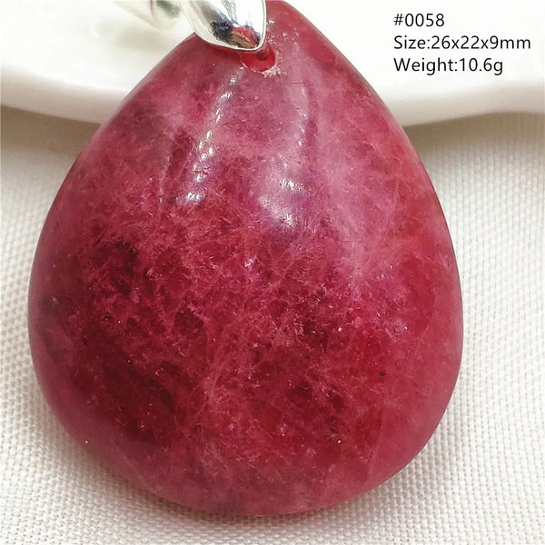 Red Rose Rhodonite Pendant-ToShay.org