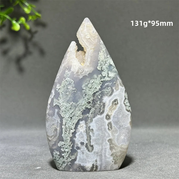 Green Aquatic Agate Torch-ToShay.org