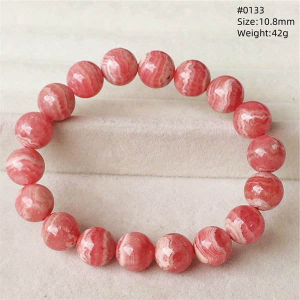 Red Rhodochrosite Bracelet-ToShay.org