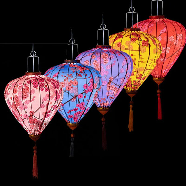 Flower Print Cloth Lantern-ToShay.org