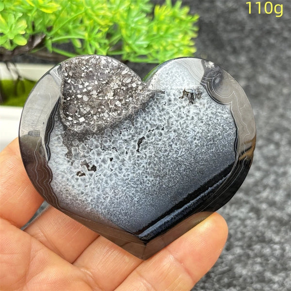 Black Agate Geode-ToShay.org