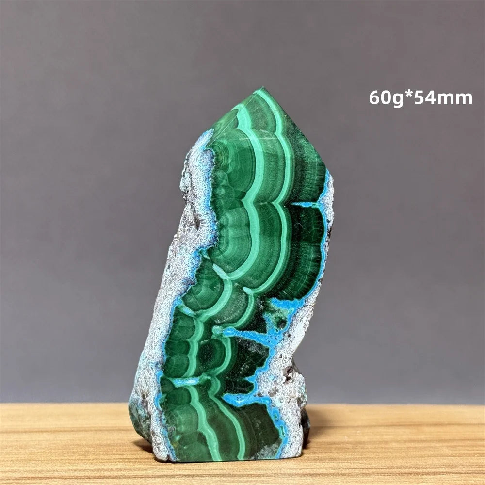 Blue Chrysocolla Tower-ToShay.org