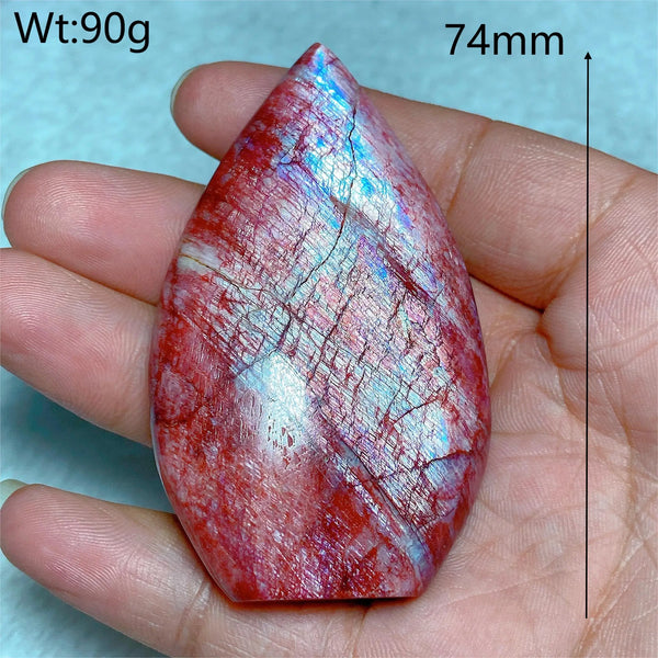Red Fire Quartz Moonstone-ToShay.org