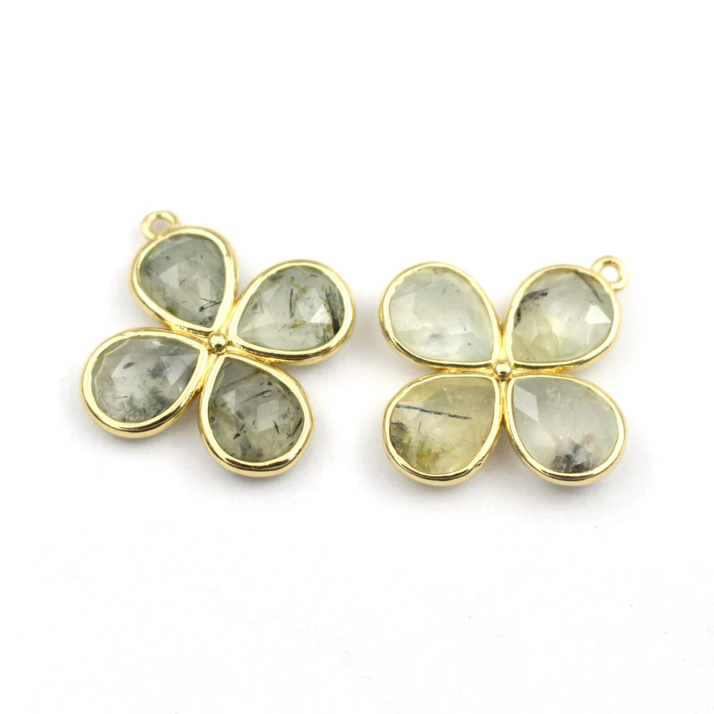 Mixed Crystal Flower Charms-ToShay.org