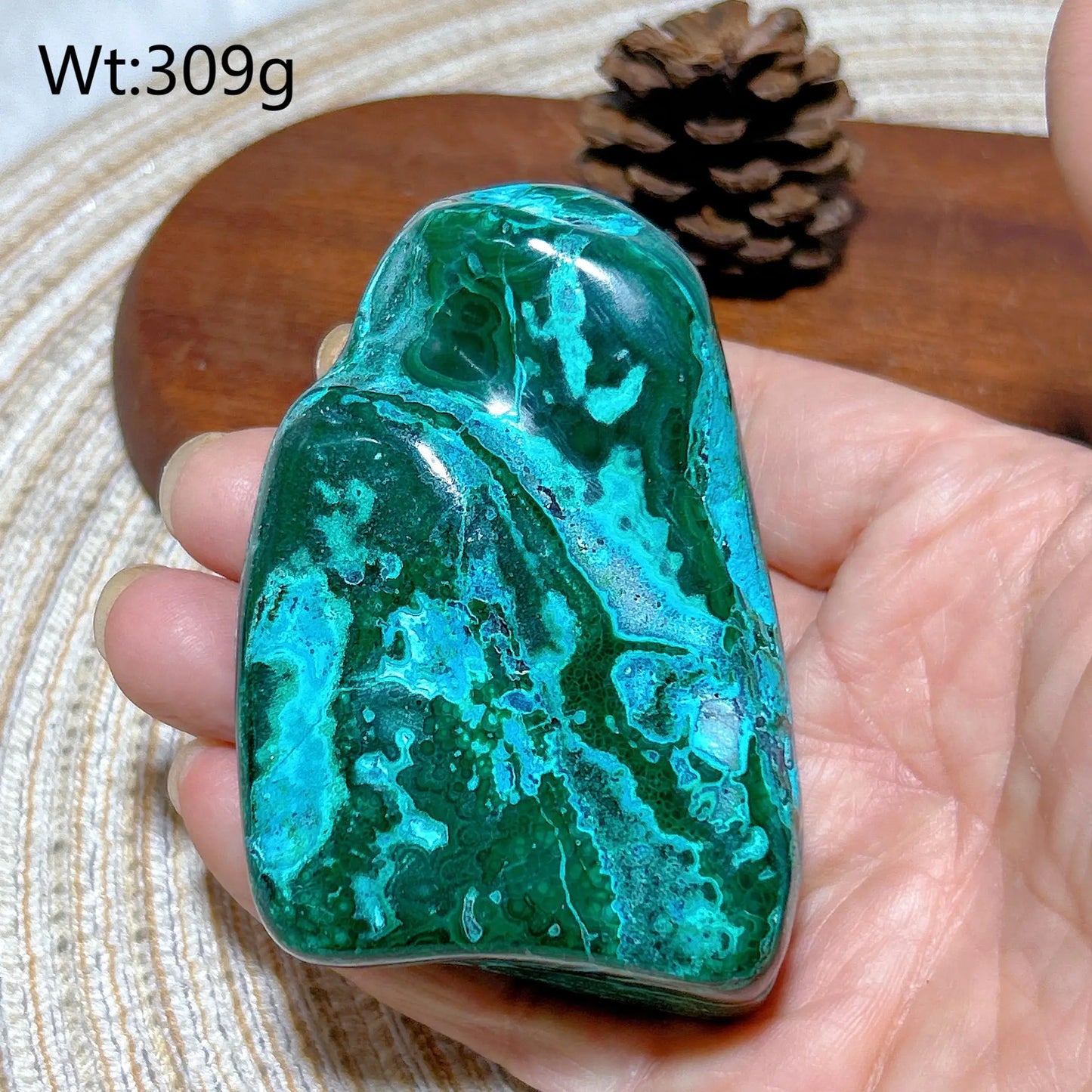 Green Chrysocolla Malachite Stone-ToShay.org