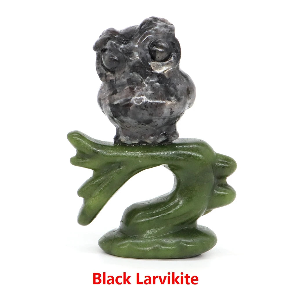 Mixed Crystal Owl Branch-ToShay.org