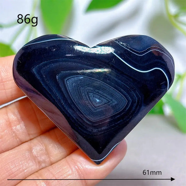 Black Agate Hearts-ToShay.org