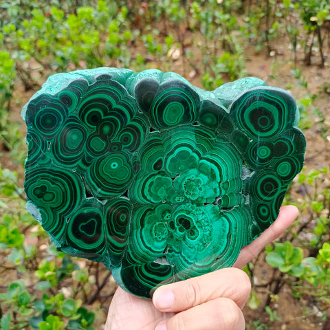 Green Malachite Slice-ToShay.org