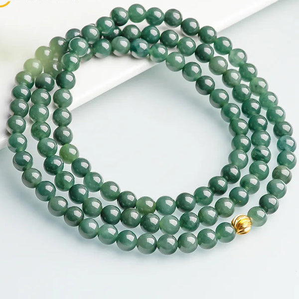 Green Jadeite Necklace-ToShay.org