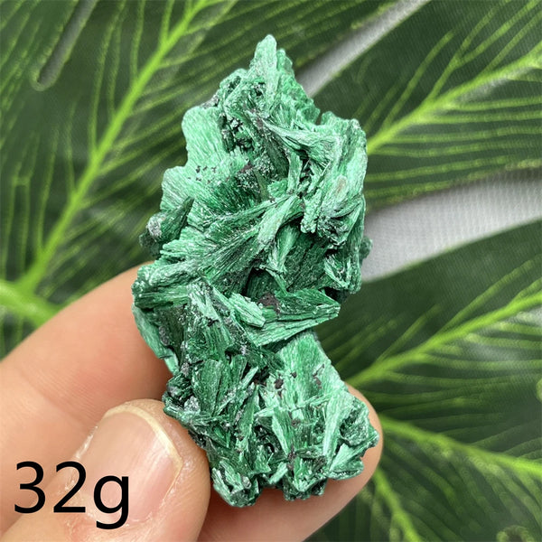 Green Malachite Silk Luster Crystal-ToShay.org