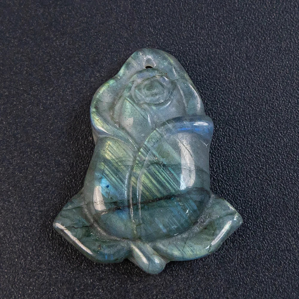 Blue Labradorite Rose Bud-ToShay.org