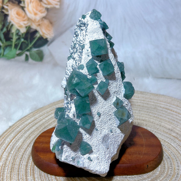 Green Fluorite Crystal-ToShay.org