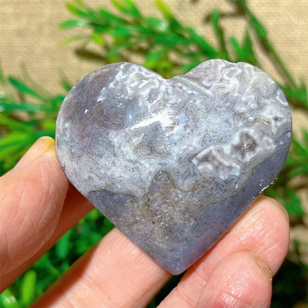 Green Moss Agate Heart-ToShay.org