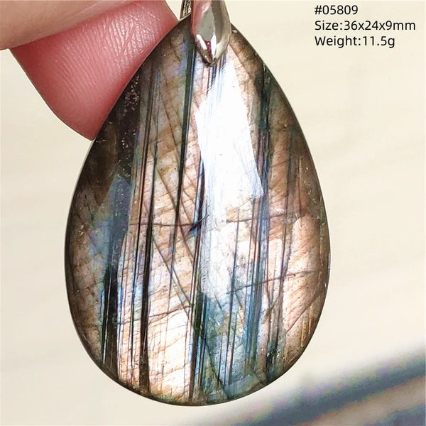 Blue Light Labradorite Pendant-ToShay.org