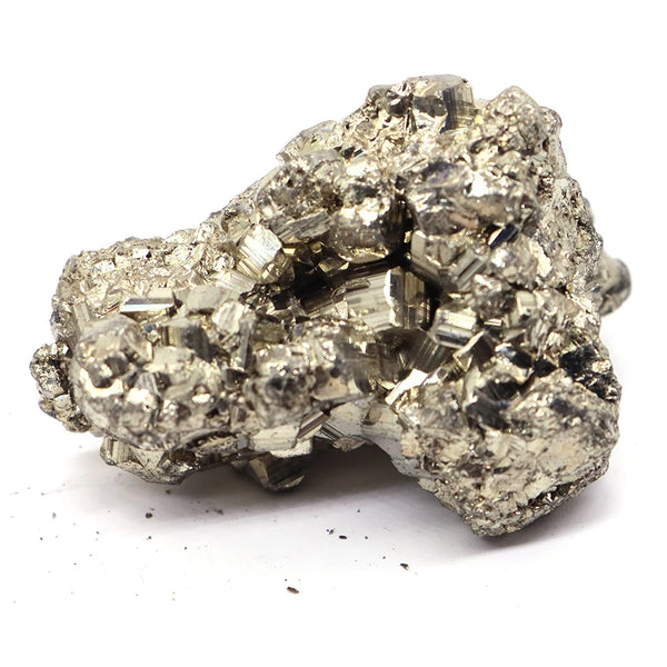 Silver Iron Pyrite Cluster-ToShay.org