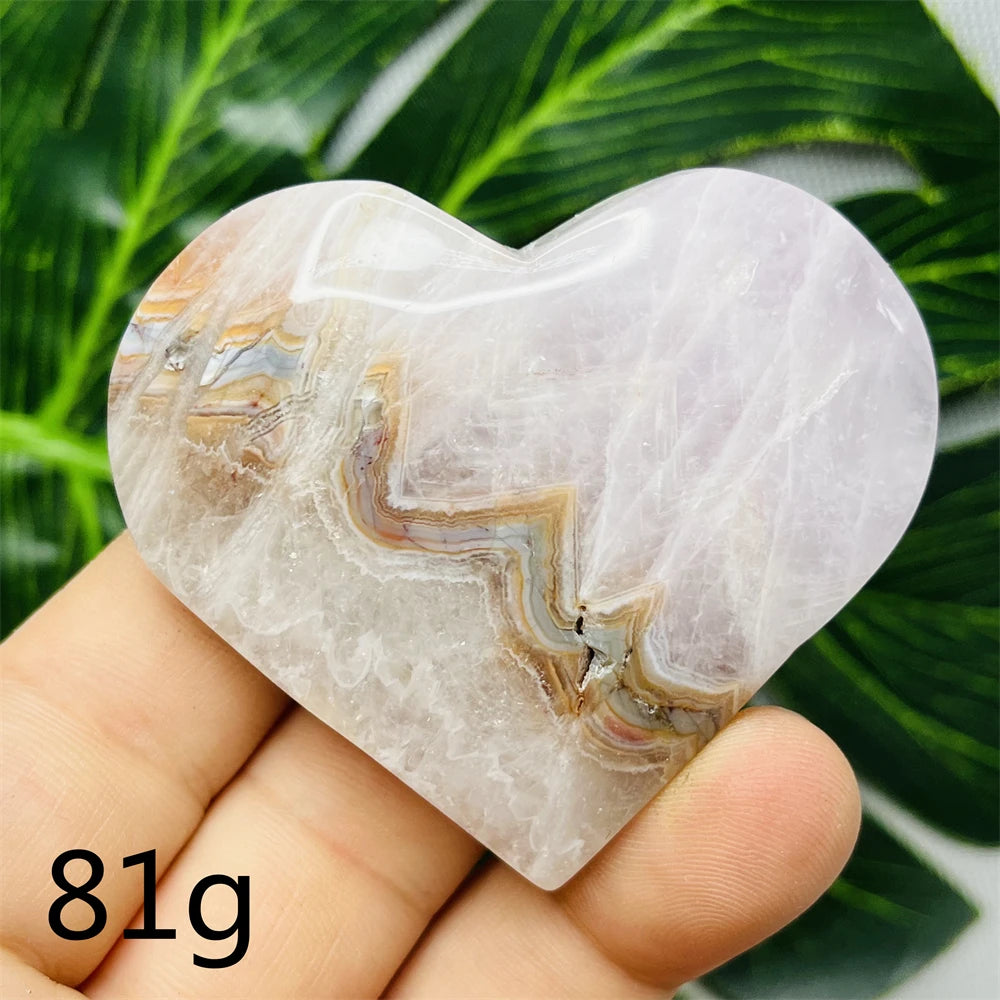 Purple Agate Amethyst Heart-ToShay.org