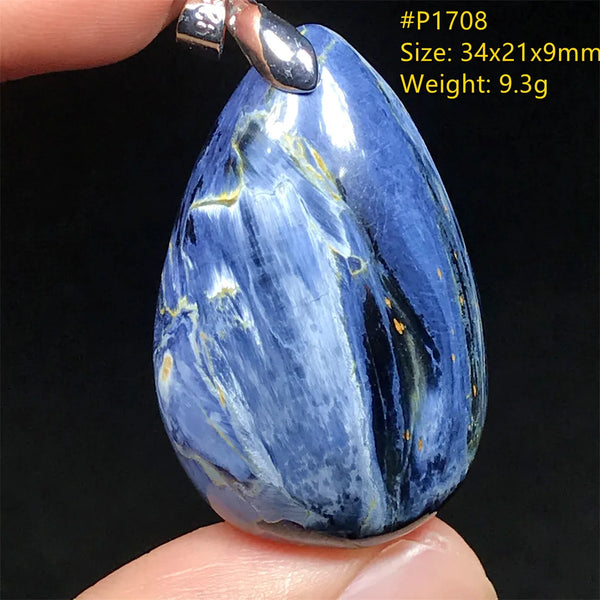 Blue Pietersite Pendant-ToShay.org