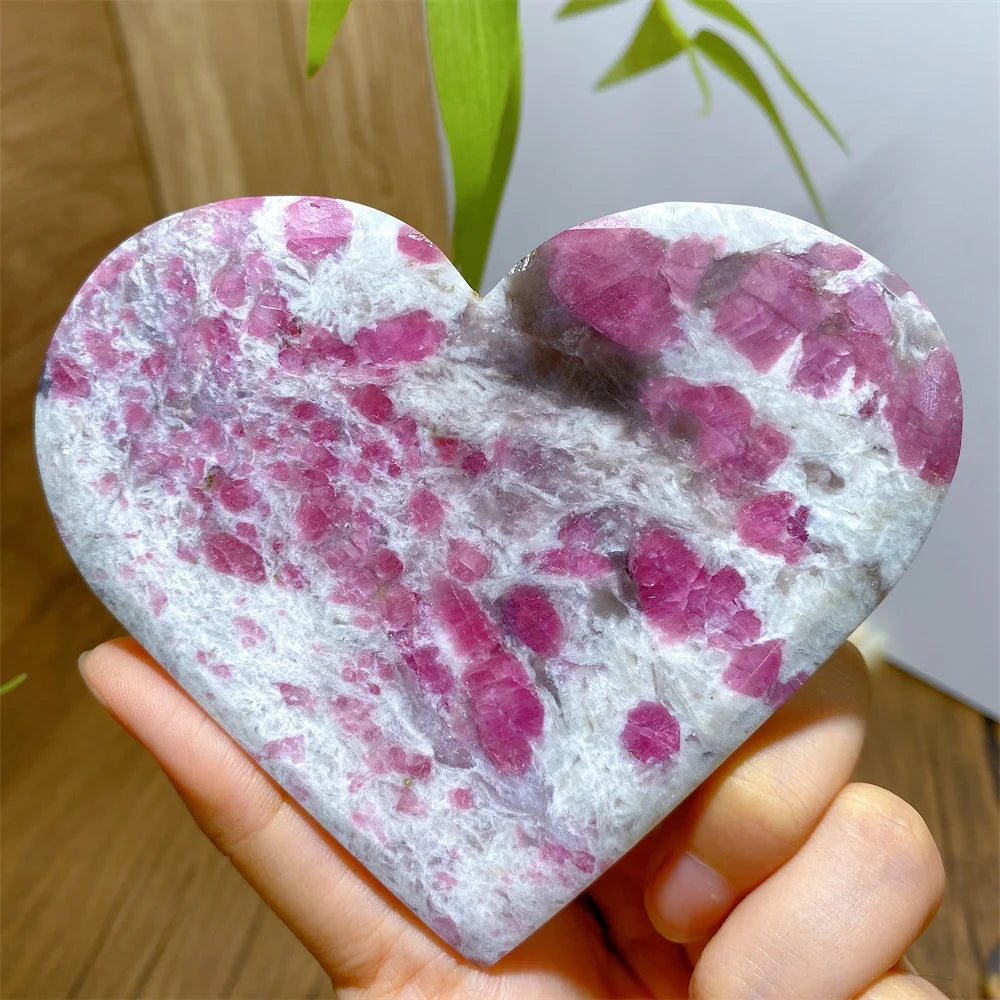Pink Unicorn Tourmaline Heart-ToShay.org