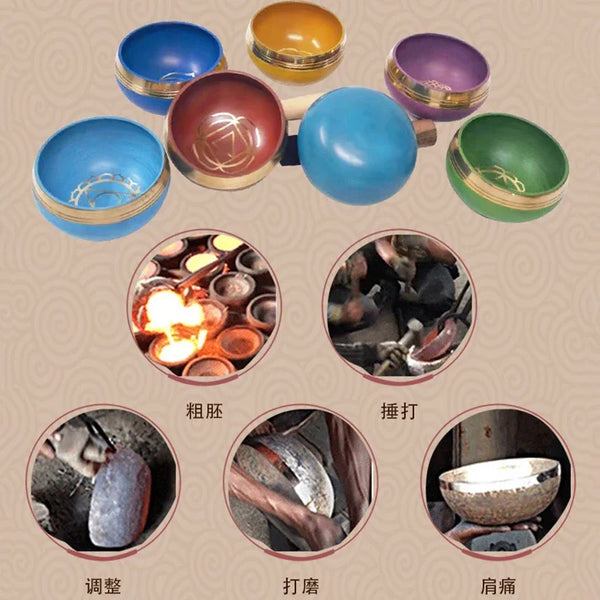 Chakra Copper Singing Bowls-ToShay.org