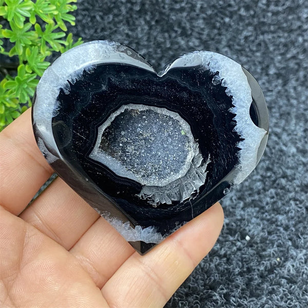 Black Agate Geode-ToShay.org