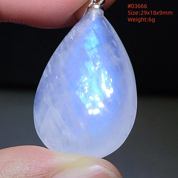 Blue Light Moonstone Pendant-ToShay.org