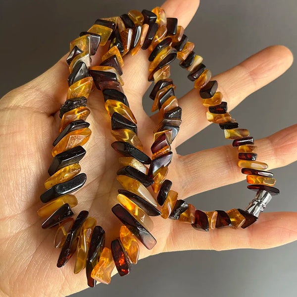 Yellow Amber Necklace-ToShay.org