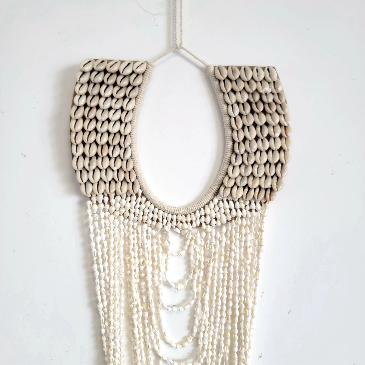 White Sea Shells Wall Hanging-ToShay.org