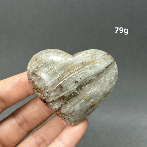 Green Ghost Quartz Heart-ToShay.org