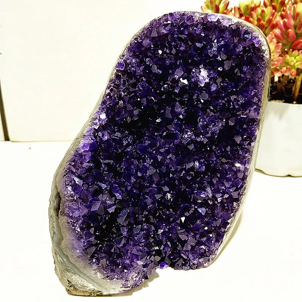 Purple Amethyst Geode Quartz-ToShay.org