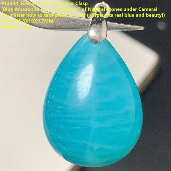 Blue Amazonite Pendants-ToShay.org